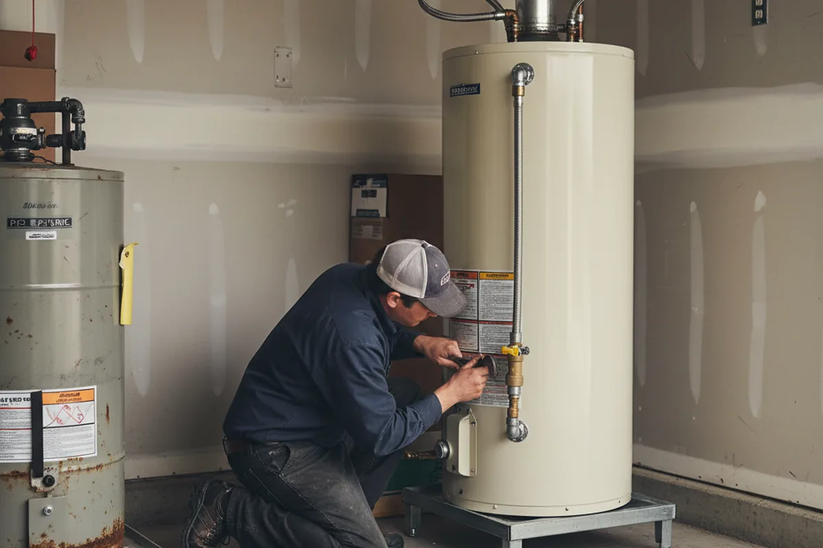 Water heater and shutoff valve replacement in Ellenton